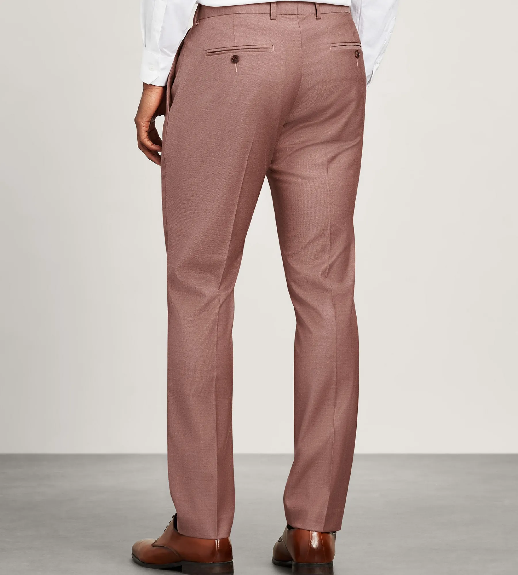G Grafton Dress Pants|Dress Pants*Modern Fit Solid Suit Pants Dark rose
