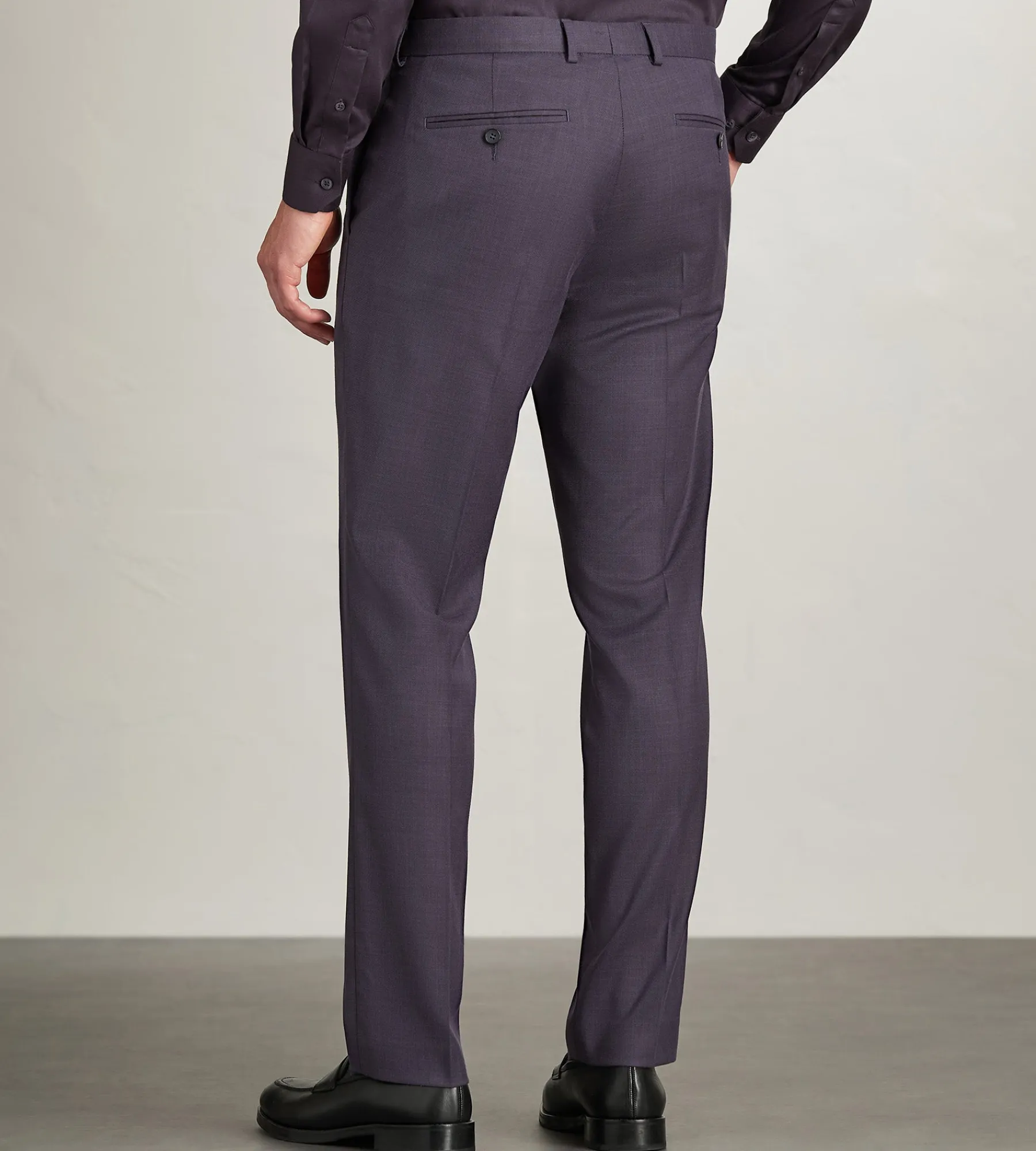 G Grafton Dress Pants|Dress Pants*Modern Fit Solid Suit Pant Deep purple
