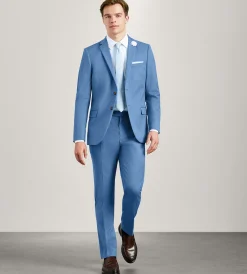 G Grafton Suit Separates*Modern Fit Denim Solid Suit