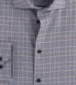 Grafton 1853 Dress Shirts*Modern Fit Dobby Dress Shirt Navy
