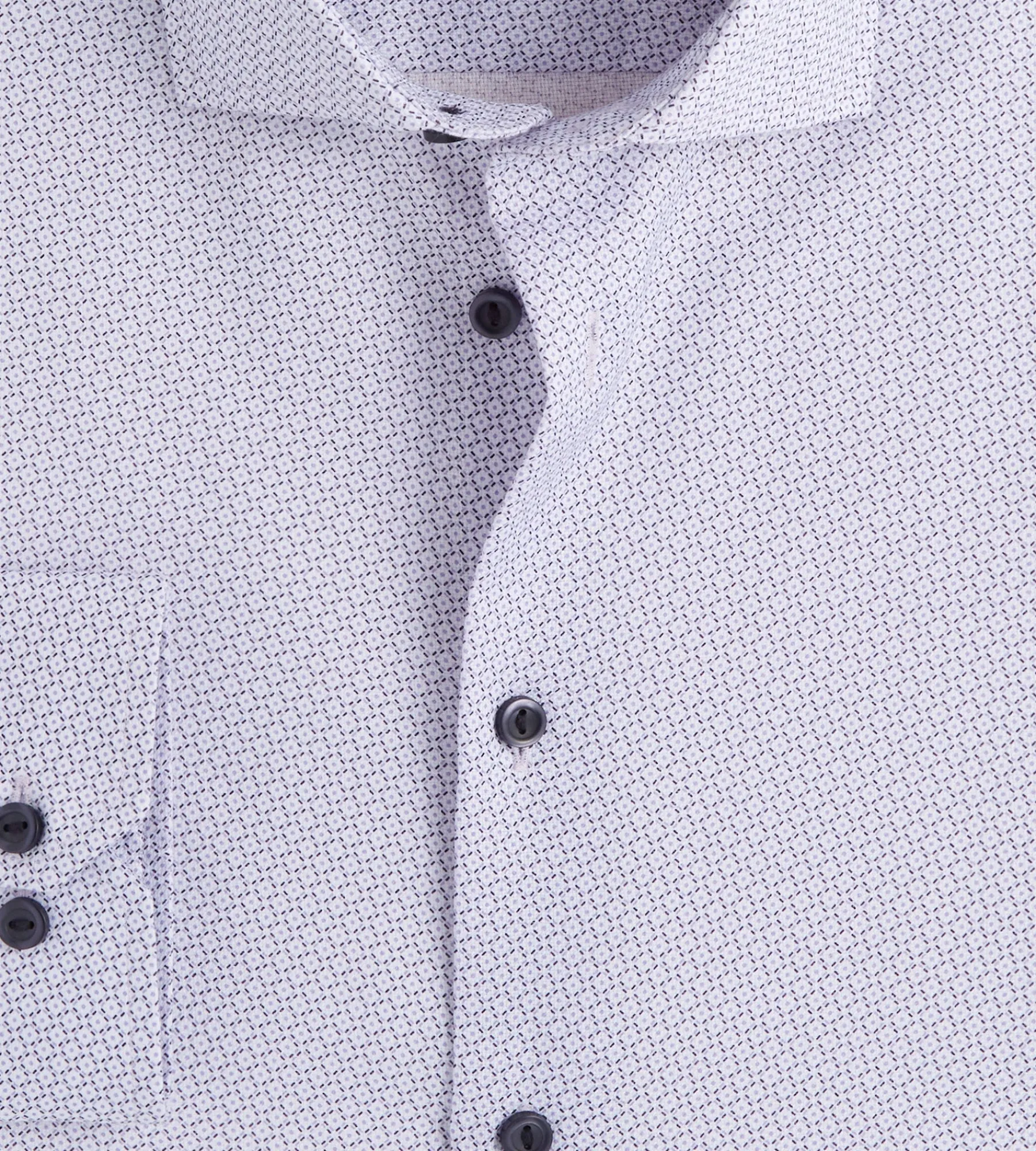 Grafton 1853 Dress Shirts*Modern Fit Geo Print Dress Shirt Light purple