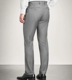 G Grafton Dress Pants|Dress Pants*Modern Fit Solid Suit Pant Grey