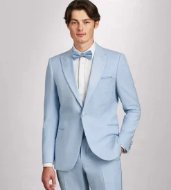 G Grafton Suit Separates*Modern Fit Light Blue Solid Tuxedo