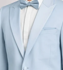G Grafton Suit Separates*Modern Fit Light Blue Solid Tuxedo