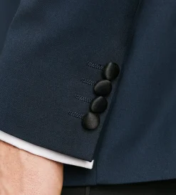 G Grafton Tuxedos|Suit Separates*Modern Fit Navy Notch Lapel Solid Tuxedo