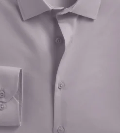 Bellissimo Dress Shirts*Modern Fit Non-Iron Sateen Dress Shirt Purple