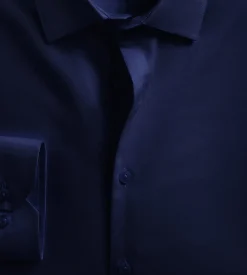 Bellissimo Dress Shirts*Modern Fit Non-Iron Sateen Dress Shirt Midnight
