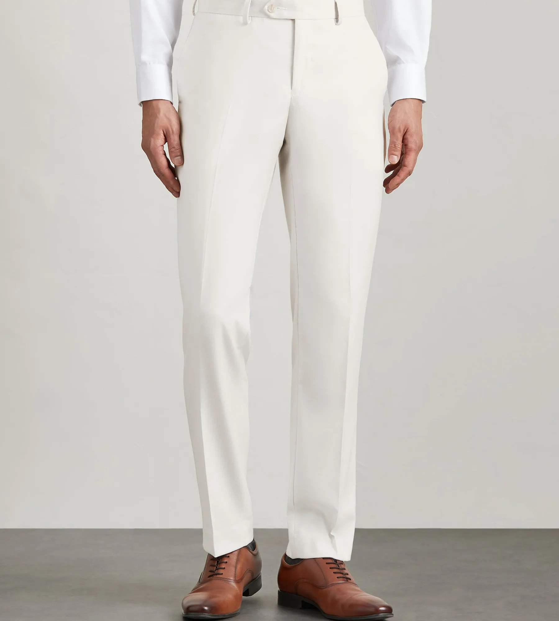 G Grafton Dress Pants|Dress Pants*Modern Fit Solid Suit Pants Off white