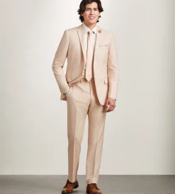 G Grafton Suit Separates*Modern Fit Pale Peach Solid Suit