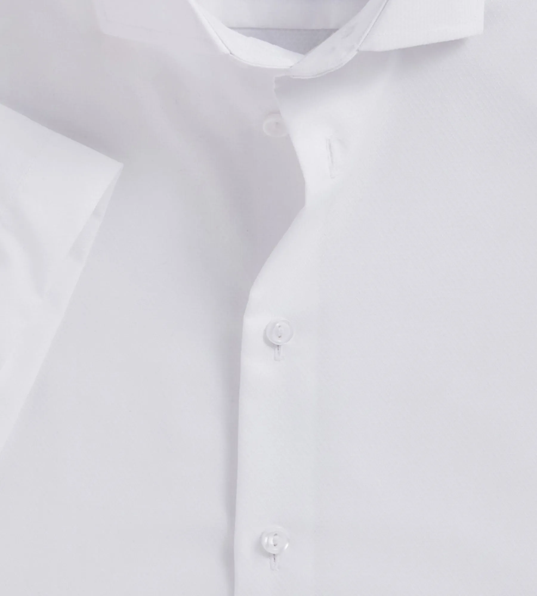 Grafton 1853 Dress Shirts*Modern Fit Short Sleeve Dress Shirt White