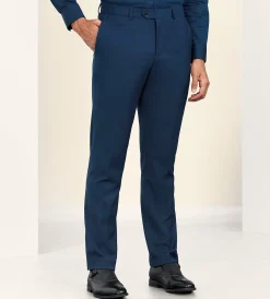 G Grafton Dress Pants|Dress Pants*Modern Fit Solid Suit Pants Indigo