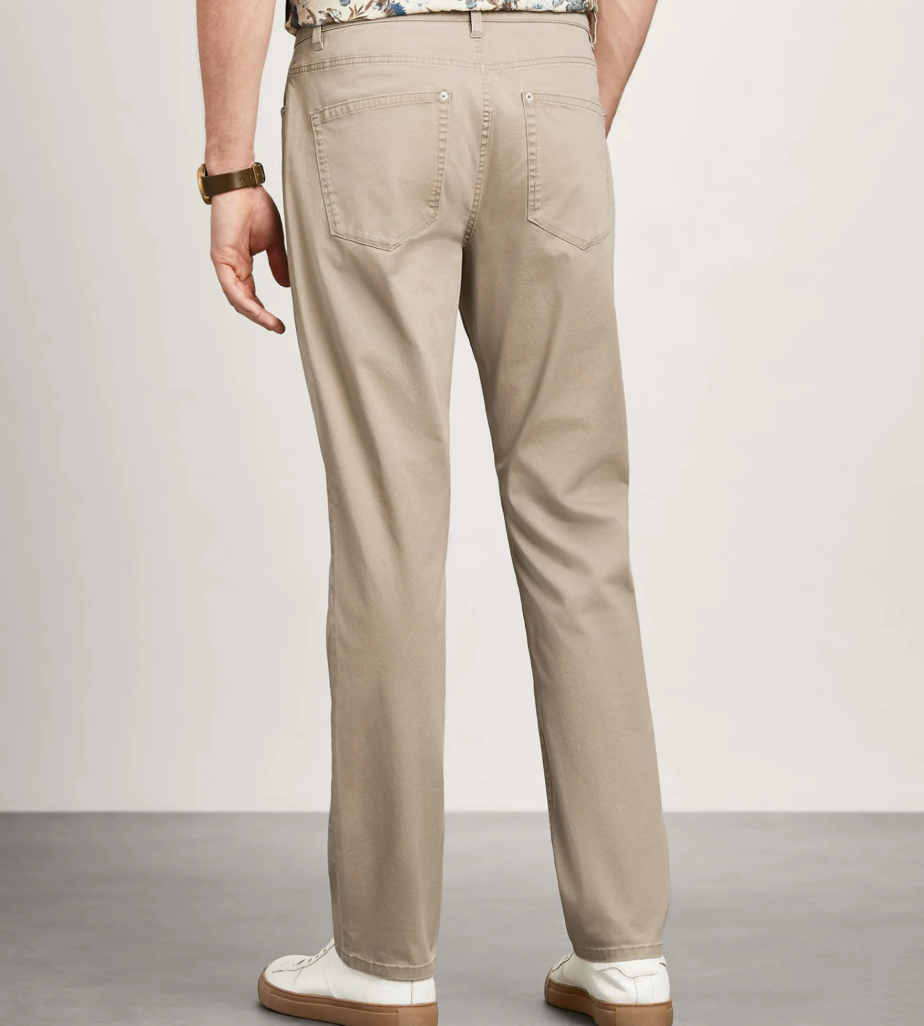Hechter Paris Casual Pants*Modern Fit Stretch 5 Pocket Casual Pants Blue