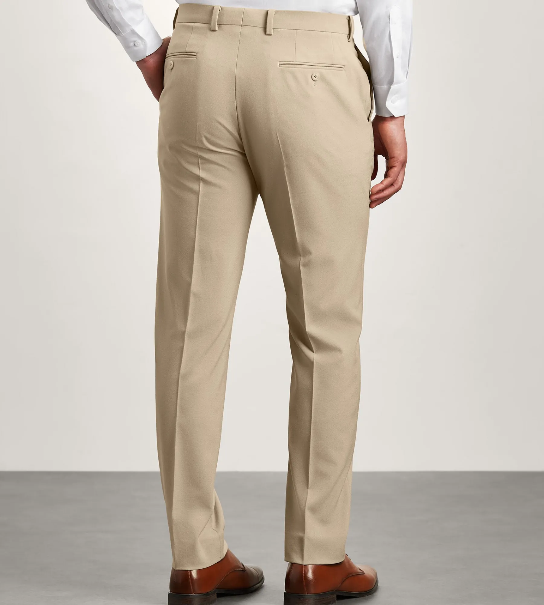 DKNY Dress Pants|Dress Pants*Modern Fit Stretch City Comfort Dress Pants Tan