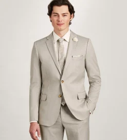 G Grafton Suit Separates*Modern Fit Tan Solid Suit
