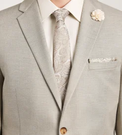 G Grafton Suit Separates*Modern Fit Tan Solid Suit