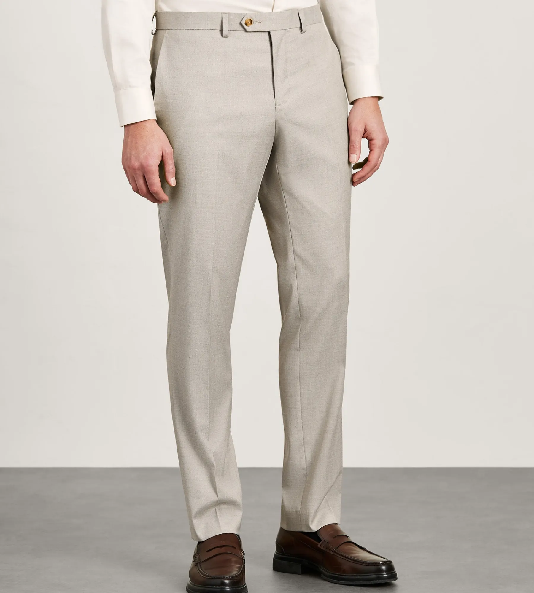 G Grafton Dress Pants|Dress Pants*Modern Fit Solid Suit Pants Tan