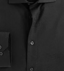 Grafton 1853 Dress Shirts*Modern Fit Ultra-Luxe Paisley Dress Shirt Black