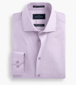 Grafton 1853 Dress Shirts*Modern Fit Ultra-Luxe Paisley Dress Shirt Lilac