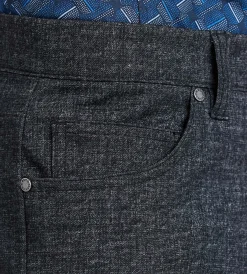 Jermyn & Bond Casual Pants*Modern Fit 4-Way Stretch 5-Pocket Pants Black