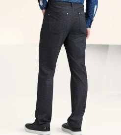 Jermyn & Bond Casual Pants*Modern Fit 4-Way Stretch 5-Pocket Pants Black
