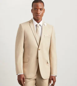 G Grafton Suit Separates*Modern Fit Wheat Solid Suit