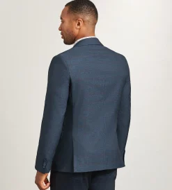 Hechter Paris Sport Jackets*Modern Fit Woven Check Sport Jacket Navy