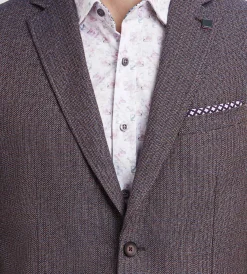 Hechter Paris Sport Jackets*Modern Fit Woven Neat Multi Sport Jacket Purple