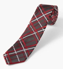 Bellissimo Ties*Plaid Tie Black