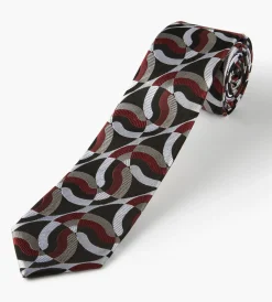Bellissimo Ties*Retro Circles Tie Black