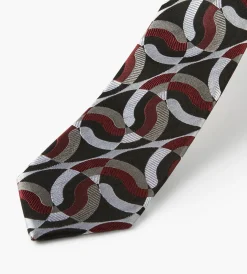 Bellissimo Ties*Retro Circles Tie Black
