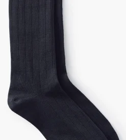 Tip Top Socks|Socks*Ribbed Socks Black