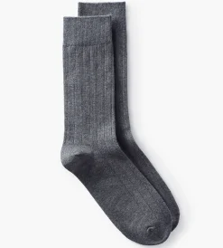 Tip Top Socks|Socks*Ribbed Socks Black
