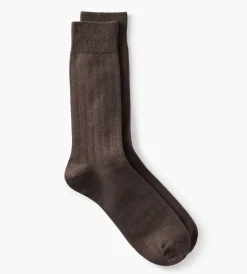 Tip Top Socks|Socks*Ribbed Socks Burgundy