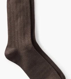 Tip Top Socks|Socks*Ribbed Socks Burgundy