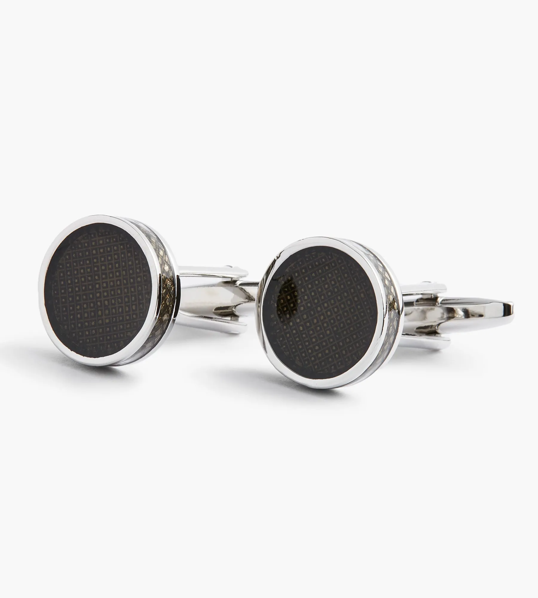 Tip Top Cuff Links & Tie Bars*Round Cuff Links