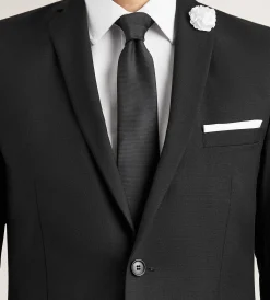 G Grafton Suit Separates*Slim Fit Solid Suit Black