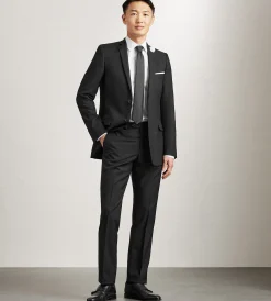 G Grafton Suit Separates*Slim Fit Solid Suit Black