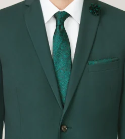 G Grafton Suit Separates*Slim Fit Forest Green Suit