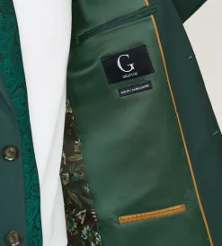 G Grafton Suit Separates*Slim Fit Forest Green Suit