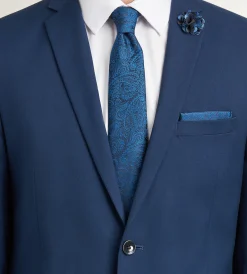 G Grafton Suit Separates*Slim Fit Solid Suit Indigo