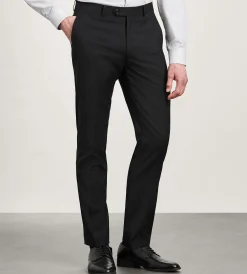 Michael Kors Dress Pants|Dress Pants*Slim Fit Neat Suit Pants Black