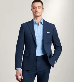 Michael Kors Suit Separates*Slim Fit Blue Windowpane Suit