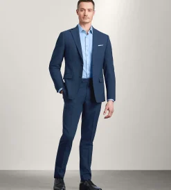 Michael Kors Suit Separates*Slim Fit Blue Windowpane Suit
