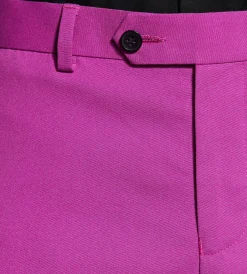 G Grafton Dress Pants|Dress Pants*Slim Fit Solid Suit Pants Bright purple