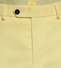 G Grafton Dress Pants|Dress Pants*Slim Fit Solid Suit Pants Bright yellow