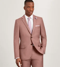 G Grafton Suit Separates*Slim Fit Dark Rose Solid Suit