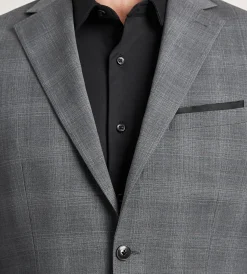 Michael Kors Suit Separates*Slim Fit Grey Plaid Suit