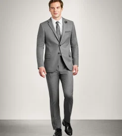 G Grafton Suit Separates*Slim Fit Grey Solid Suit