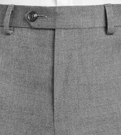 G Grafton Dress Pants|Dress Pants*Slim Fit Solid Suit Pant Grey