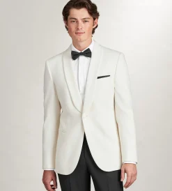 G Grafton Tuxedos|Suit Separates*Slim Fit Ivory Solid Tuxedo